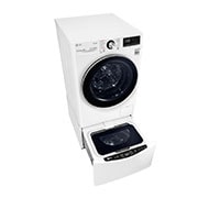 LG 14kg Total Washing Load TWINWash® System including LG MiniWasher, WV9-1412W-WTP20WY
