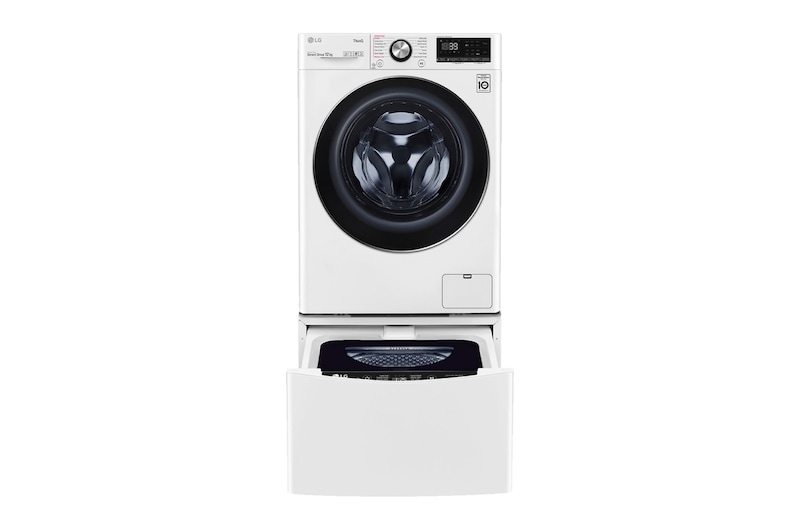 LG 14kg Total Washing Load TWINWash® System including LG MiniWasher, WV9-1412W-WTP20WY
