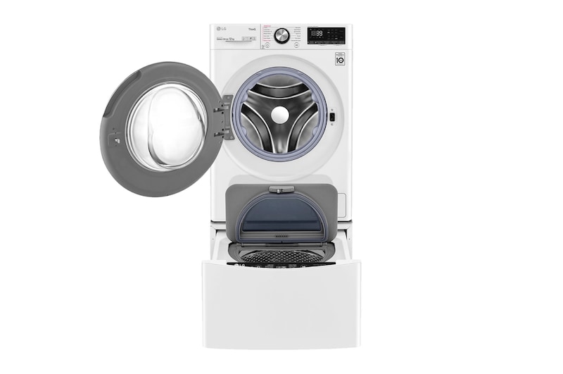 LG 14kg Total Washing Load TWINWash® System including LG MiniWasher, WV9-1412W-WTP20WY