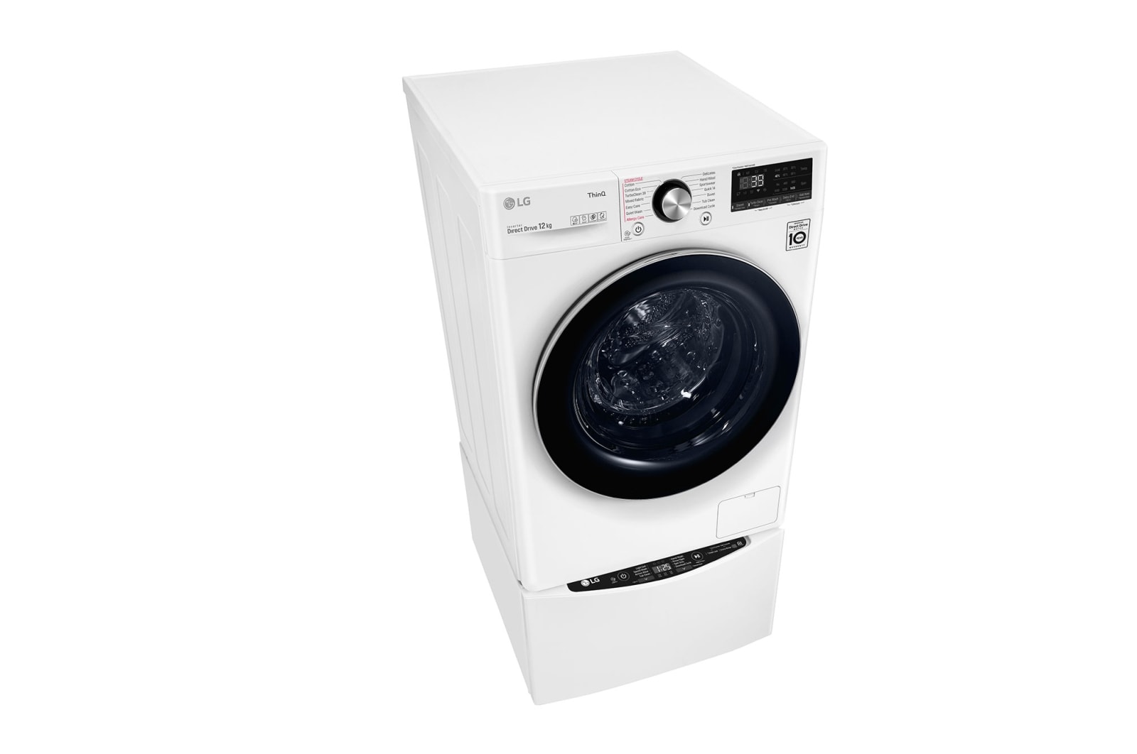 LG 14kg Total Washing Load TWINWash® System including LG MiniWasher, WV9-1412W-WTP20WY