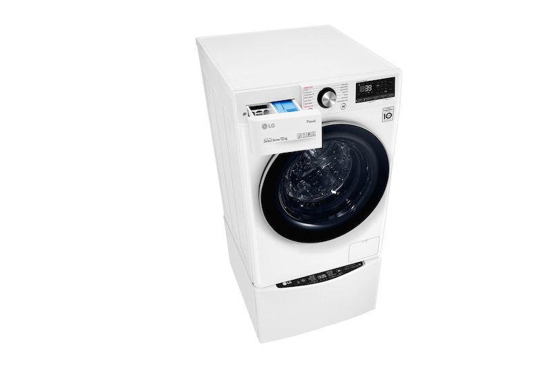 LG 14kg Total Washing Load TWINWash® System including LG MiniWasher, WV9-1412W-WTP20WY