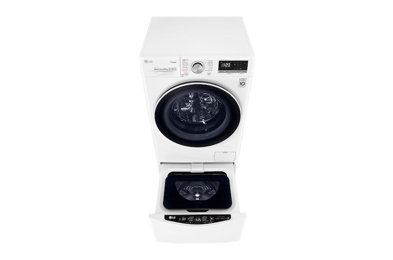 LG 10kg Total Washing Load TWINWash® System including LG MiniWasher, WV5-1408W-WTP20WY