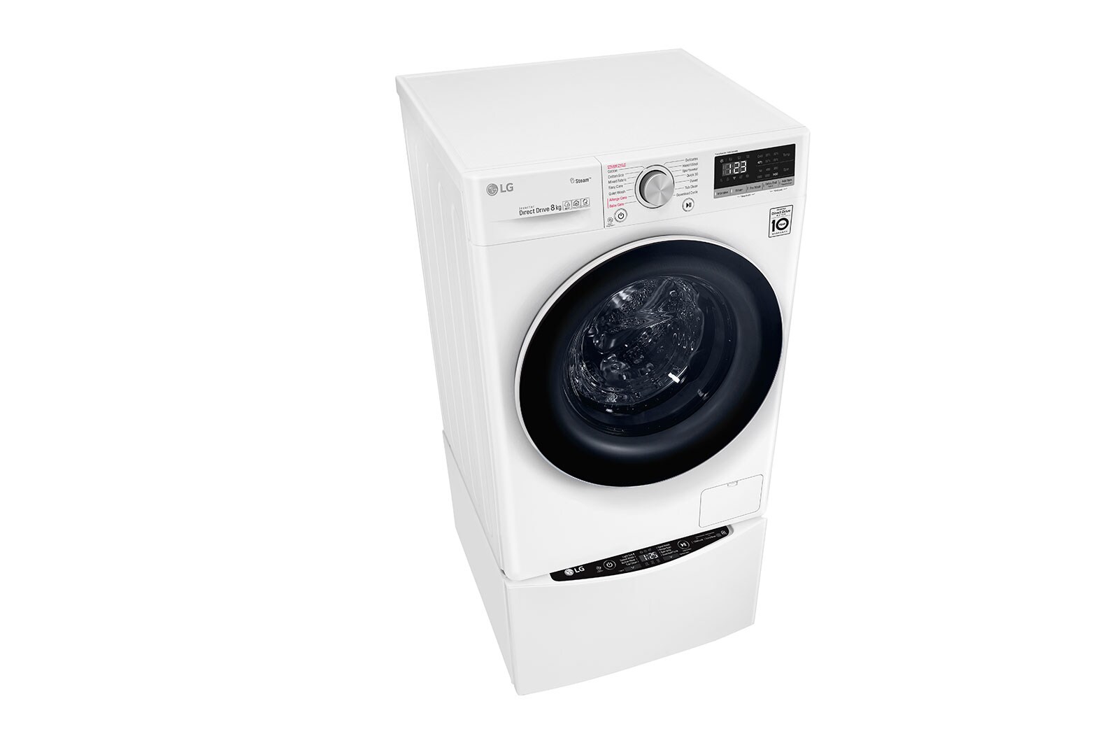 LG 10kg Total Washing Load TWINWash® System including LG MiniWasher, WV5-1408W-WTP20WY