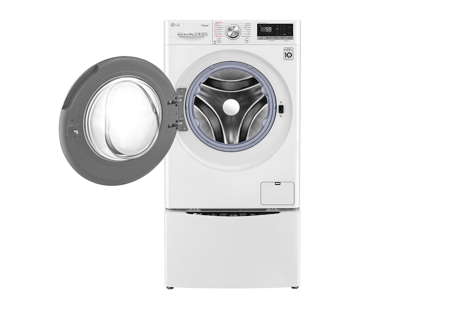 LG 11kg Total Washing Load TWINWash® System including LG MiniWasher, WV7-1409W-WTP20WY