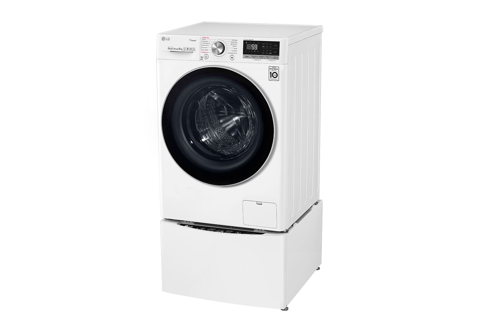 LG 11kg Total Washing Load TWINWash® System including LG MiniWasher, WV7-1409W-WTP20WY