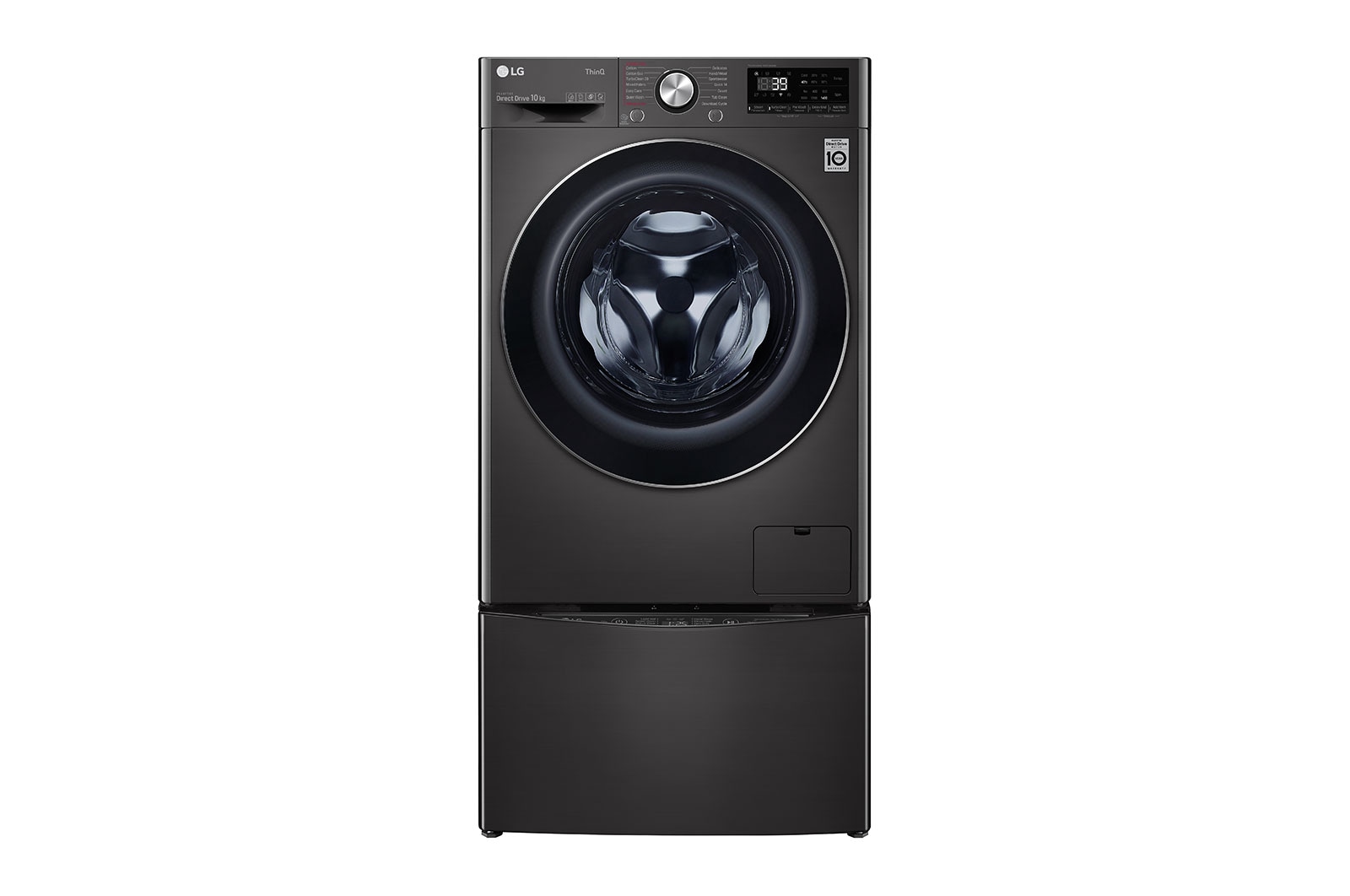 LG 12kg Total Washing Load TWINWash® System including LG MiniWasher, WV9-1410B-WTP20BK