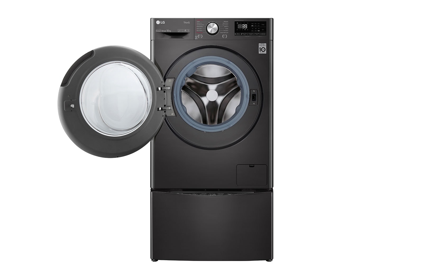 LG 12kg Total Washing Load TWINWash® System including LG MiniWasher, WV9-1410B-WTP20BK