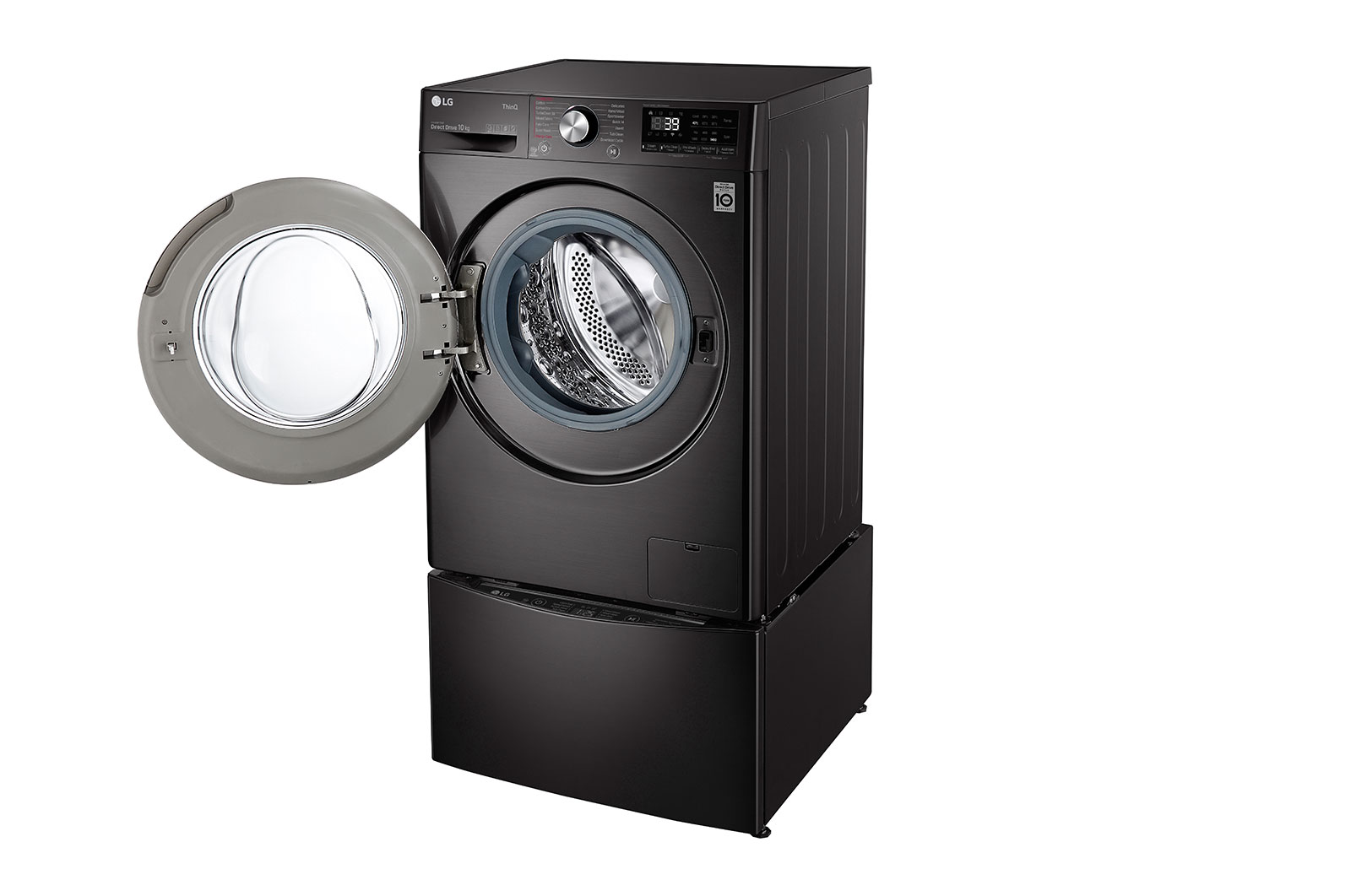 LG 12kg Total Washing Load TWINWash® System including LG MiniWasher, WV9-1410B-WTP20BK