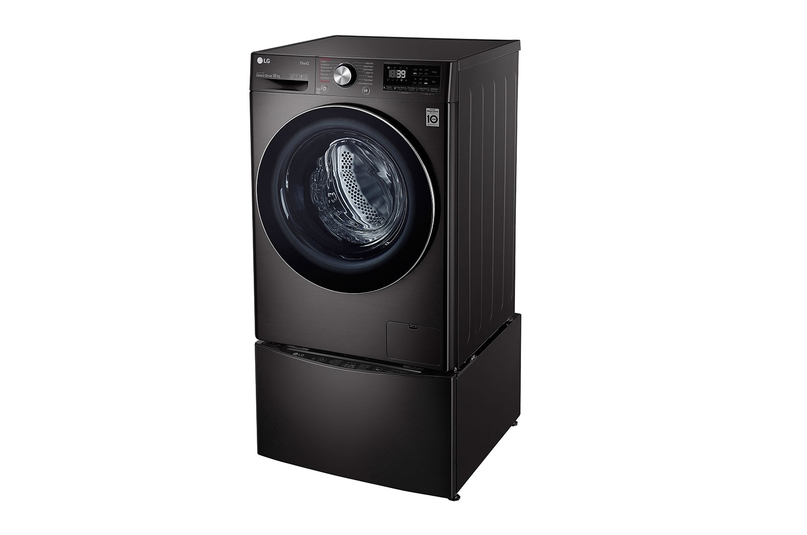 LG 12kg Total Washing Load TWINWash® System including LG MiniWasher, WV9-1410B-WTP20BK