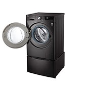 LG 12kg Total Washing Load TWINWash® System including LG MiniWasher, WV9-1410B-WTP20BK