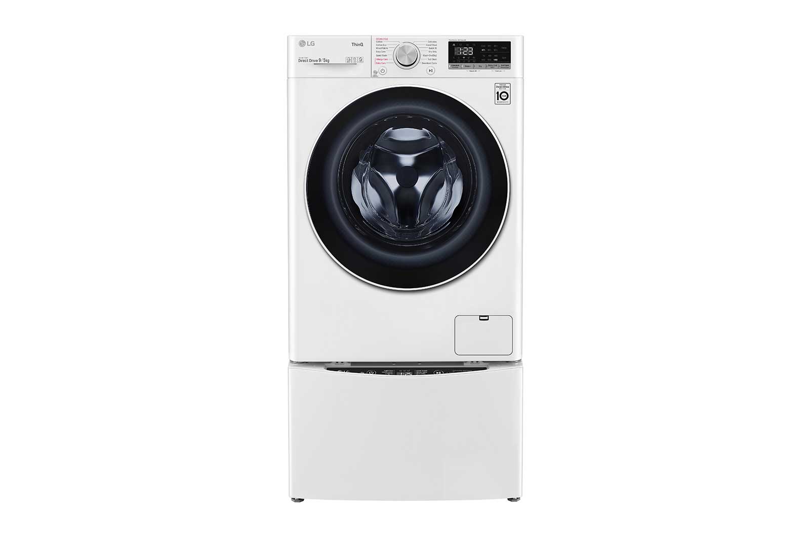 LG 11kg Total Washing Load TWINWash® System including LG MiniWasher, WVC5-1409W-WTP20WY