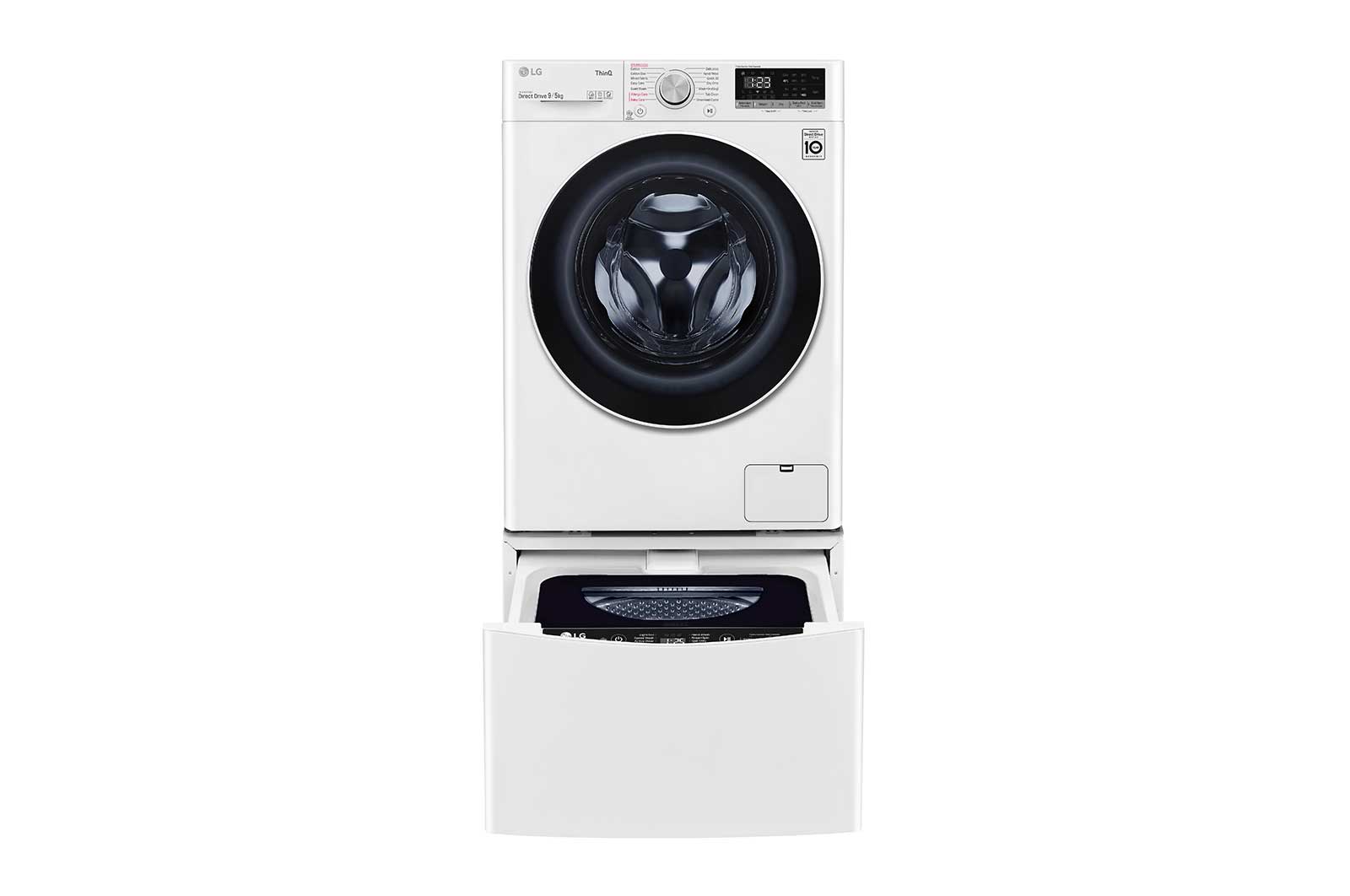 LG 11kg Total Washing Load TWINWash® System including LG MiniWasher, WVC5-1409W-WTP20WY