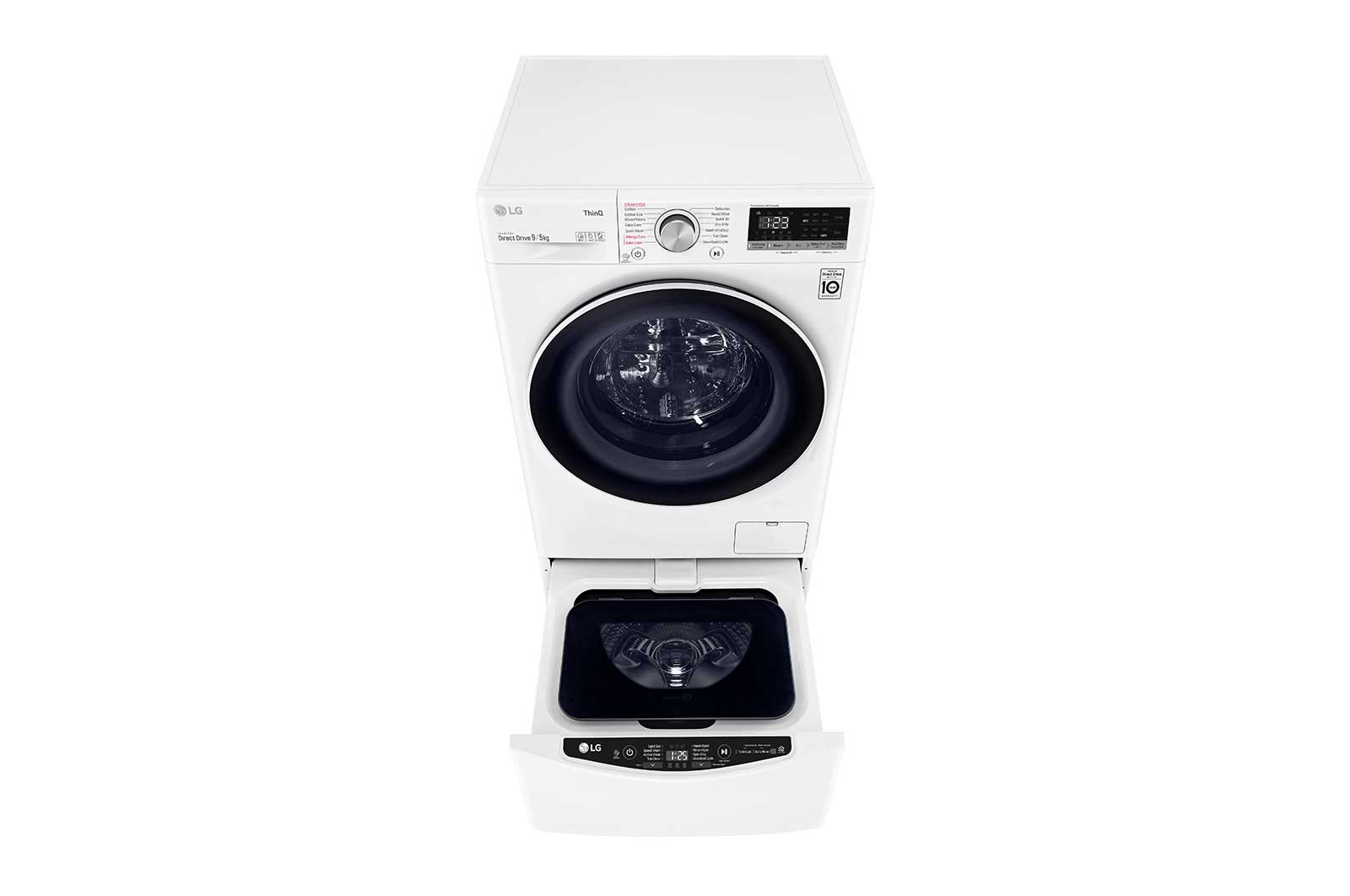 LG 11kg Total Washing Load TWINWash® System including LG MiniWasher, WVC5-1409W-WTP20WY