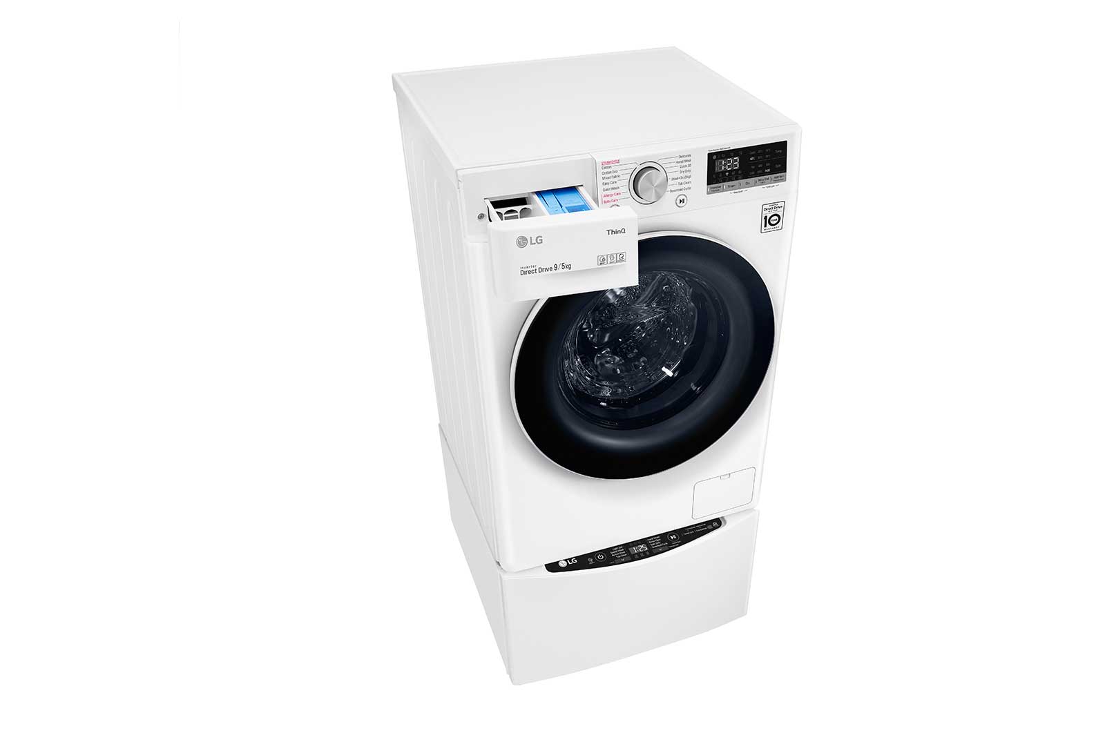 LG 11kg Total Washing Load TWINWash® System including LG MiniWasher, WVC5-1409W-WTP20WY