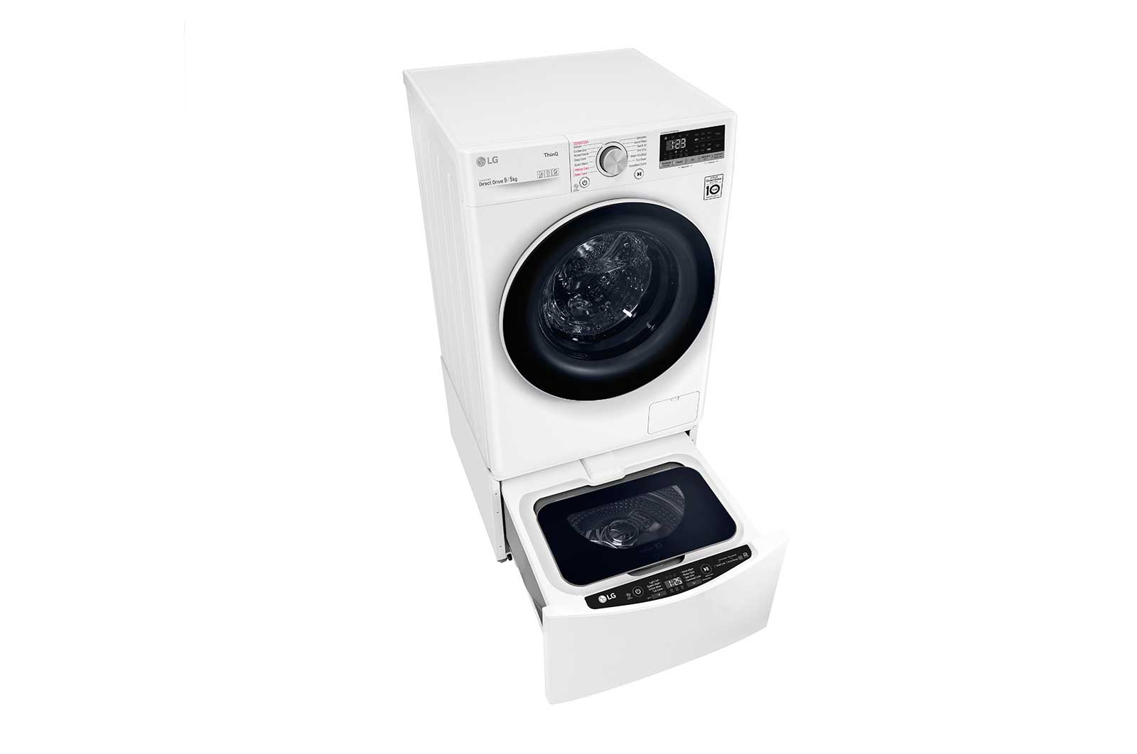 LG 11kg Total Washing Load TWINWash® System including LG MiniWasher, WVC5-1409W-WTP20WY