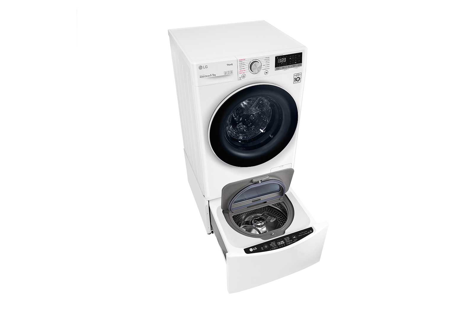 LG 11kg Total Washing Load TWINWash® System including LG MiniWasher, WVC5-1409W-WTP20WY