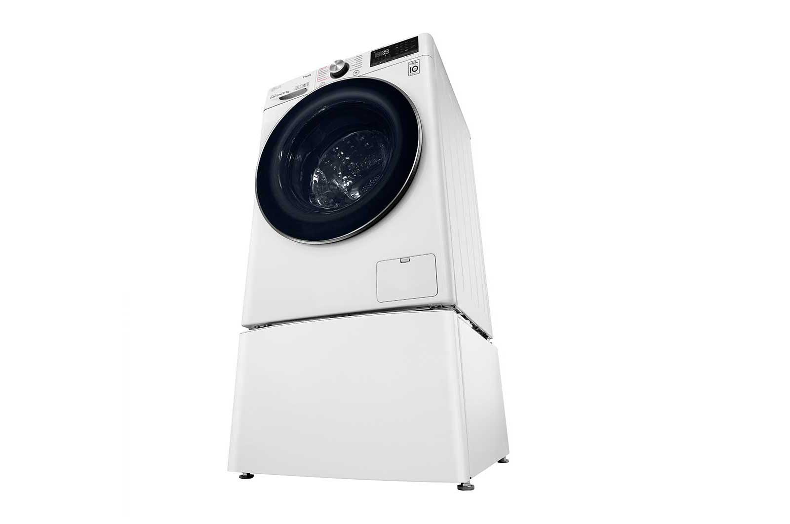 LG 12kg Total Washing Load TWINWash® System including LG MiniWasher, WVC9-1410W-WTP20WY