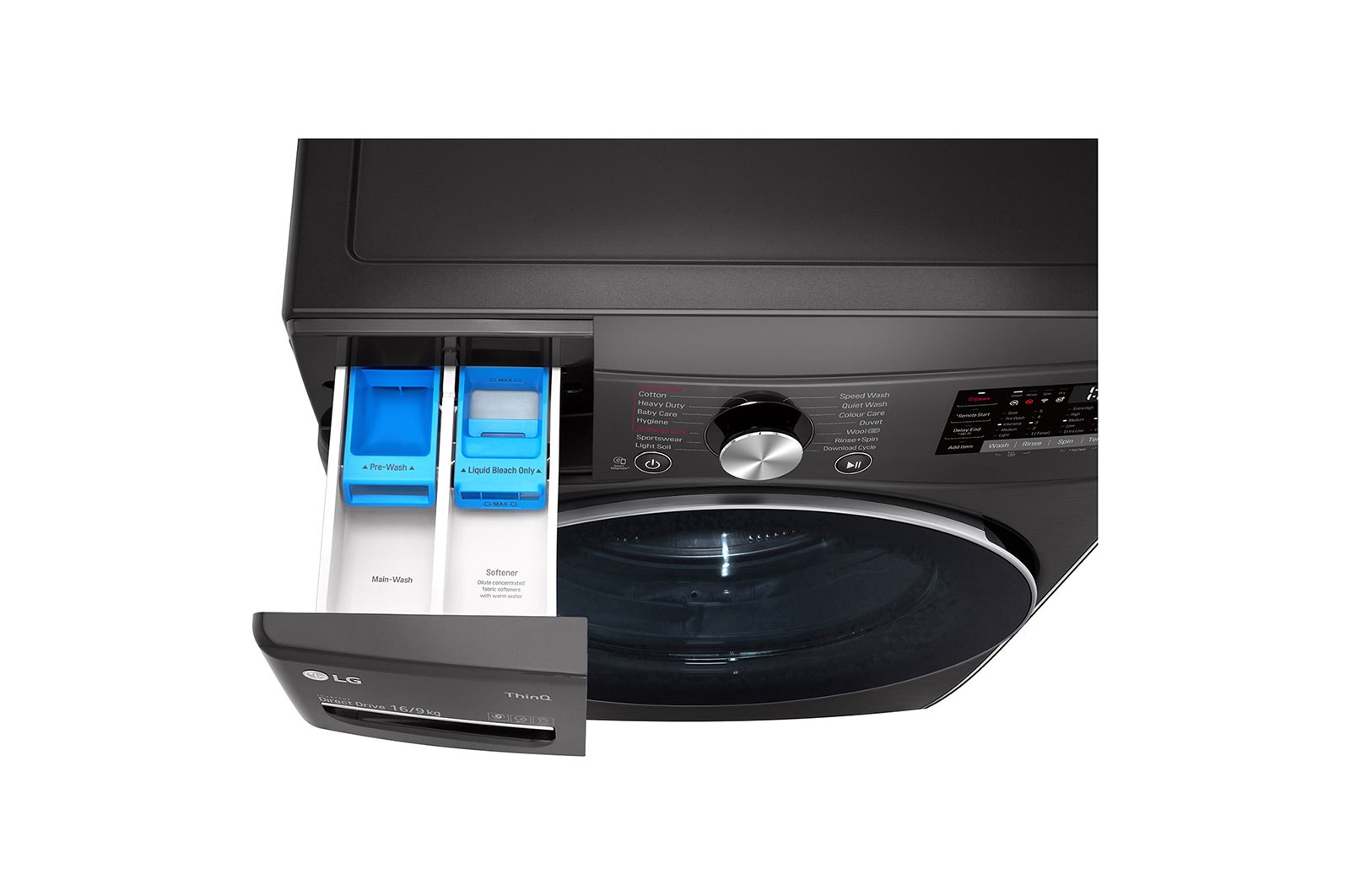 LG 19.5kg Total Washing Load TWINWash® System including LG MiniWasher, WXLC-1116B-WTP357B