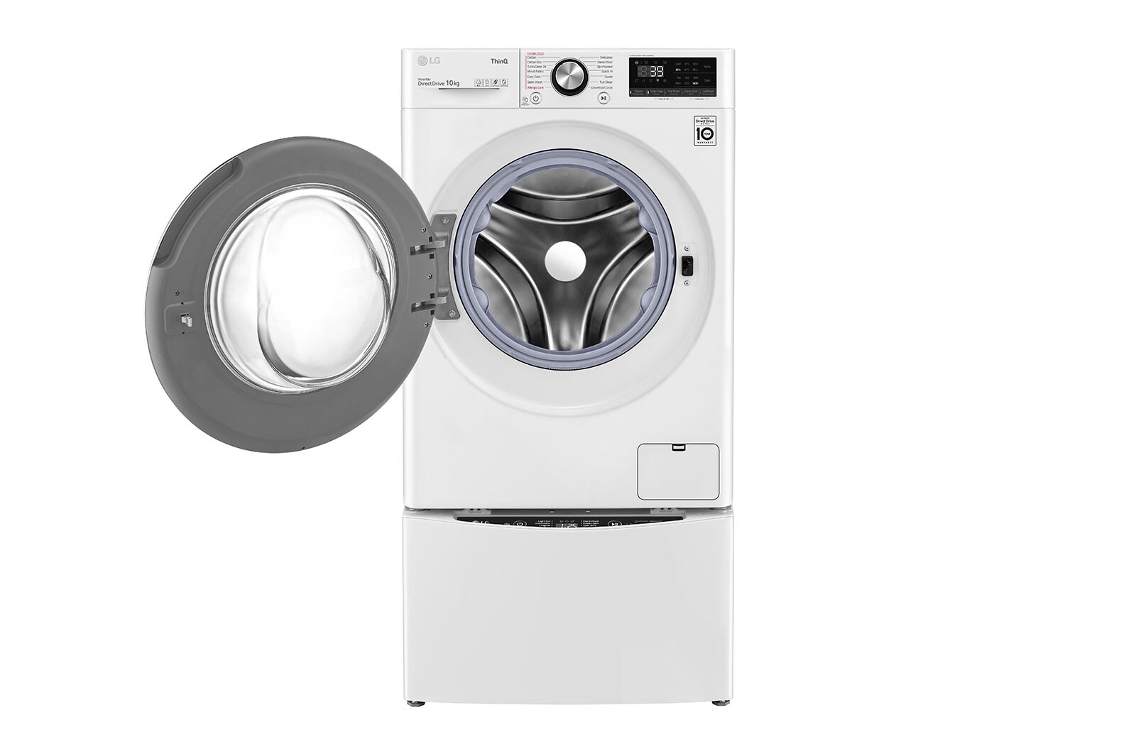 LG 12kg Total Washing Load TWINWash® System including LG MiniWasher, WV9-1410W-WTP20WY