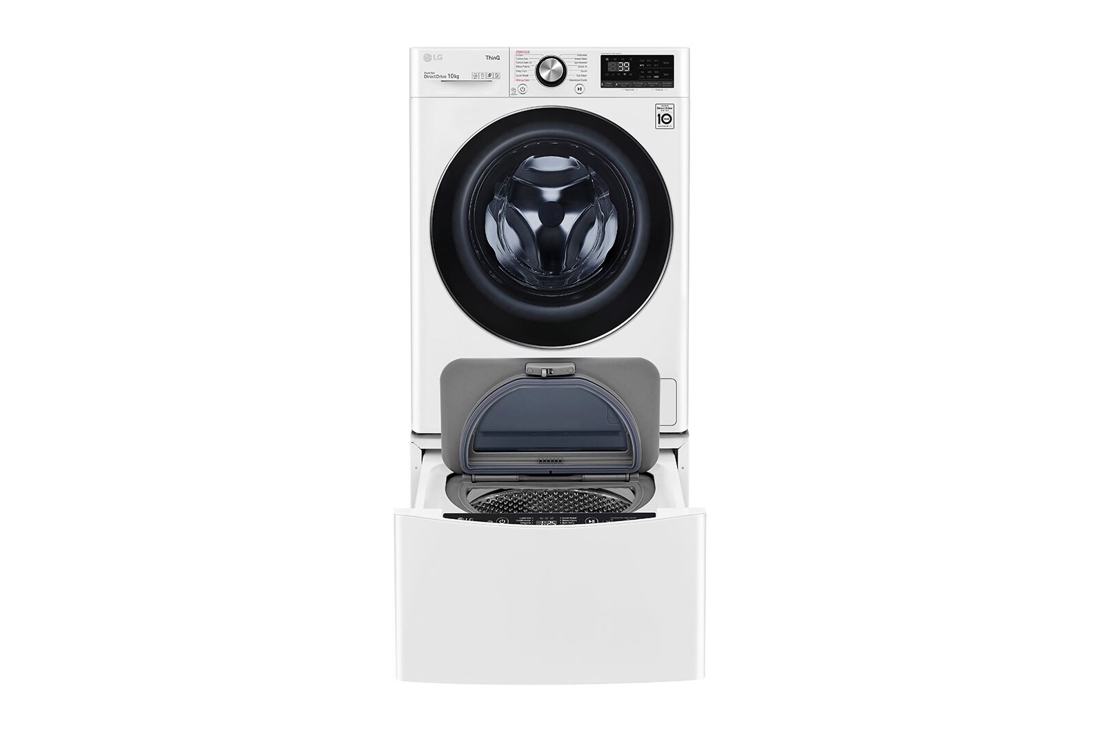 LG 12kg Total Washing Load TWINWash® System including LG MiniWasher, WV9-1410W-WTP20WY