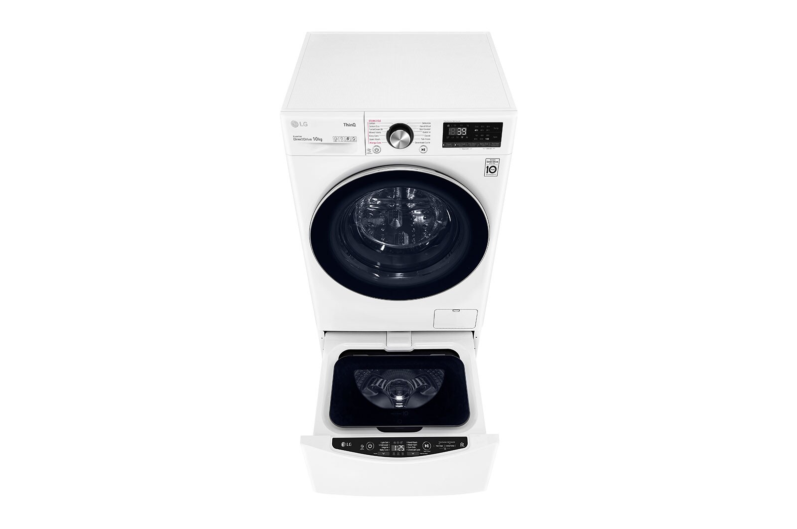 LG 12kg Total Washing Load TWINWash® System including LG MiniWasher, WV9-1410W-WTP20WY