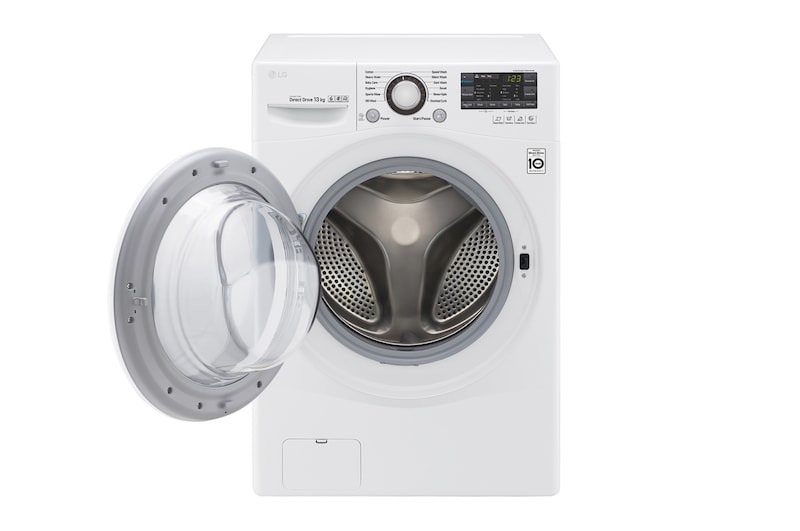 LG 13kg Front Load Washing Machine with Turbo Clean®, WD1013NDW