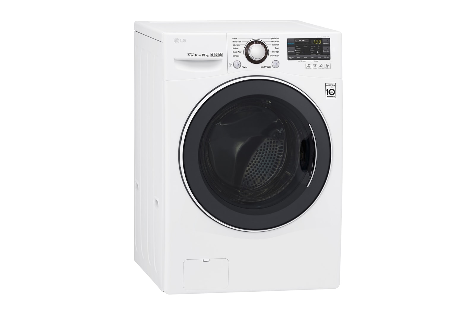 LG 13kg Front Load Washing Machine with Turbo Clean®, WD1013NDW