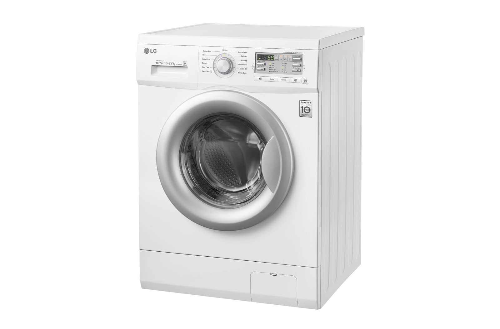 LG 7kg Direct Drive Front Loader Washing Machine, WD12021D6