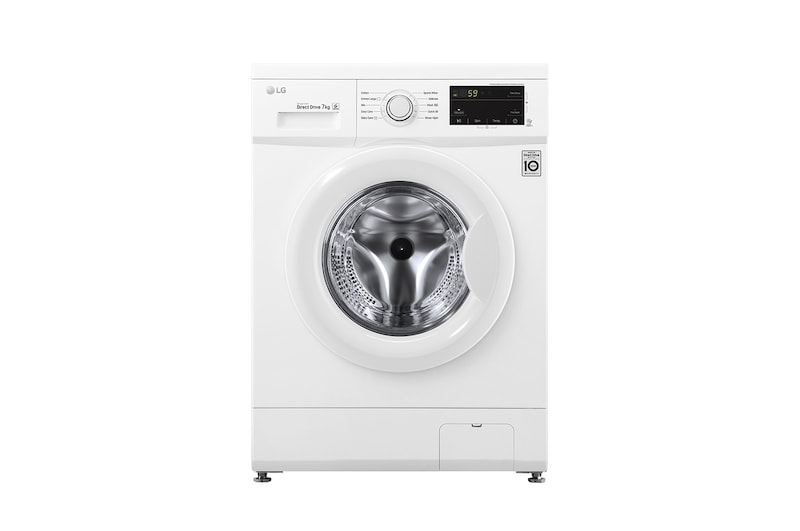 LG 7kg Front Loader Washing Machine, WD1207ND