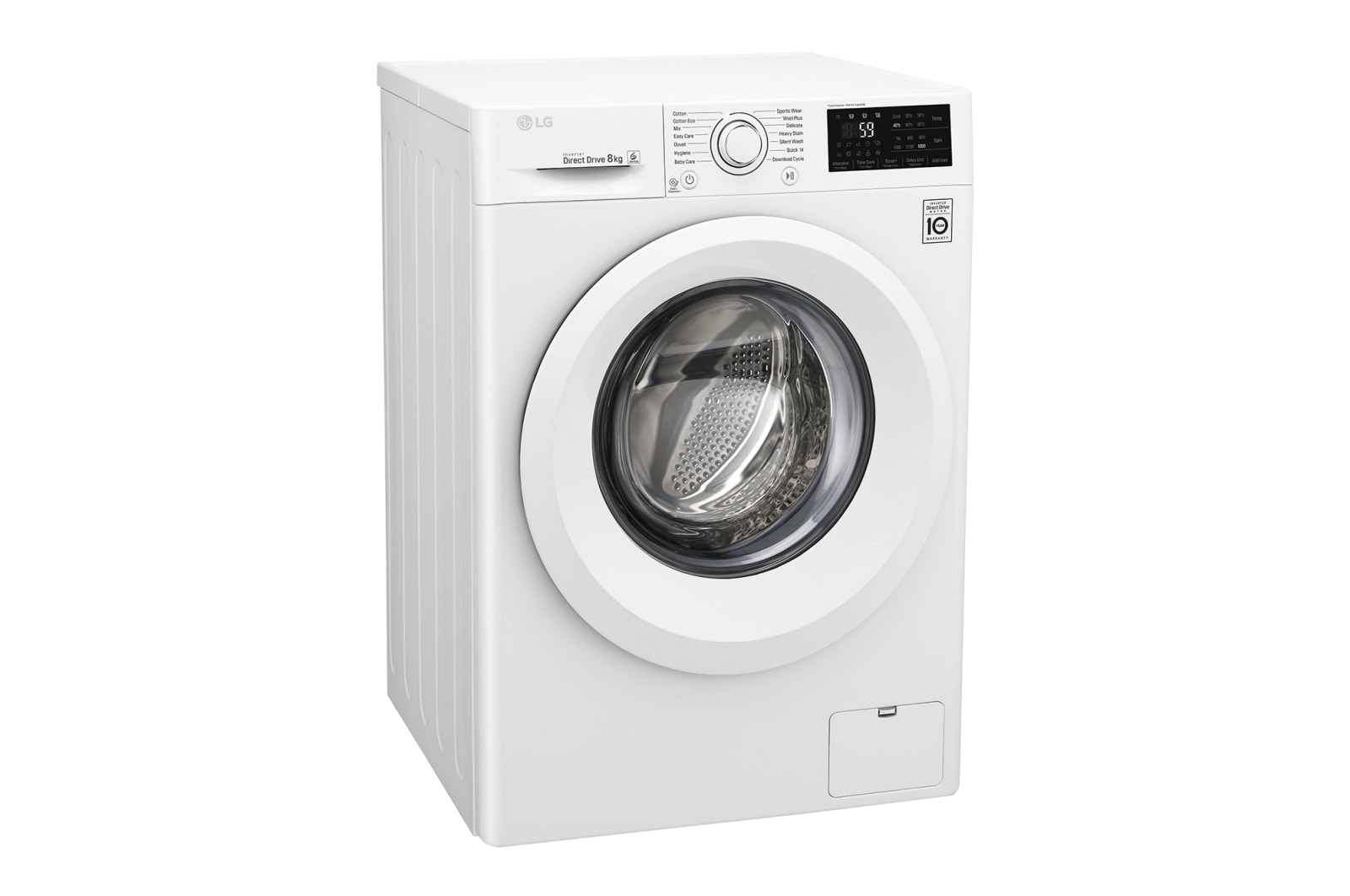 LG 8kg Front Loader Washing Machine with 6 Motion Direct Drive, WD1208TC4W