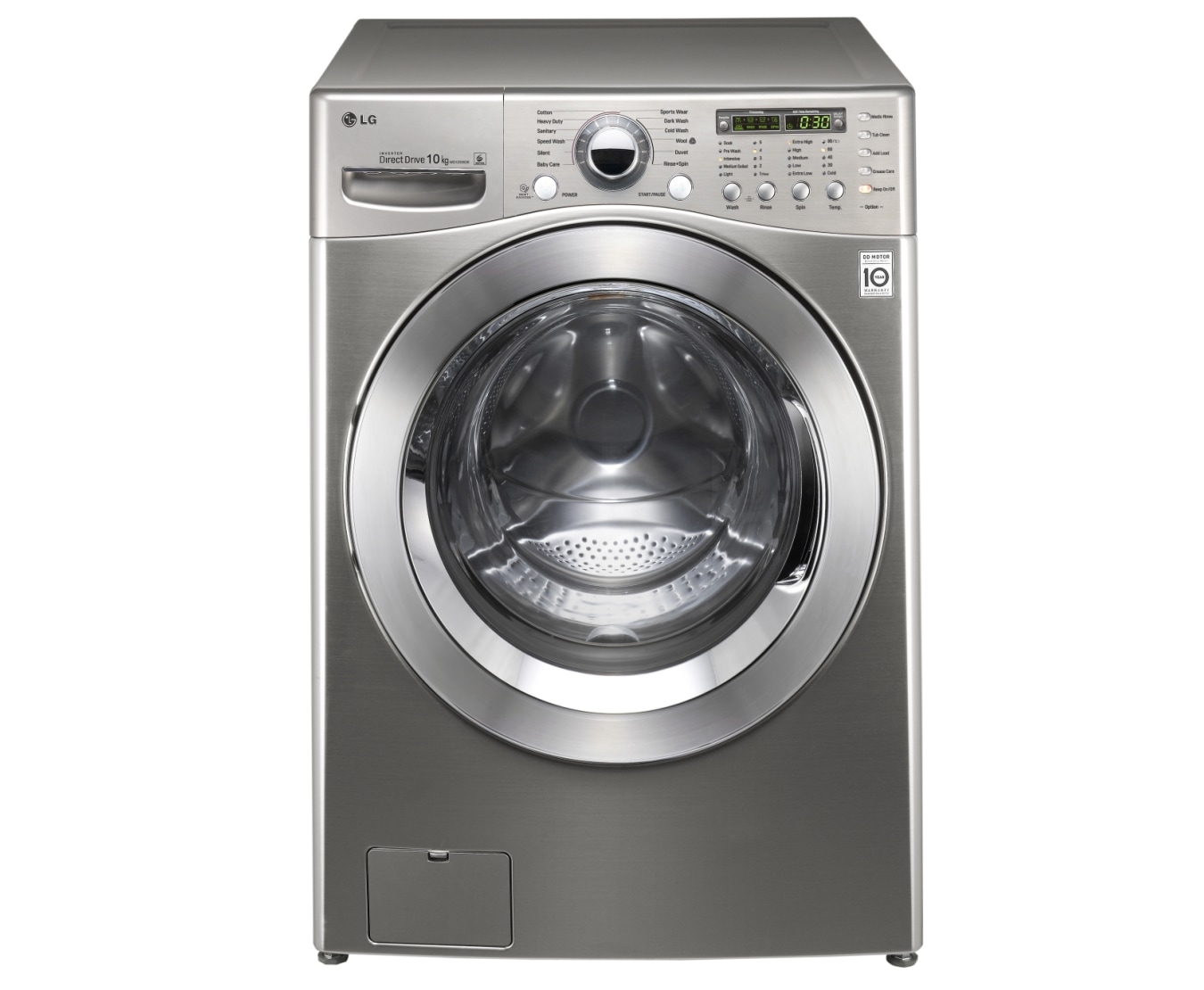 LG 10kg Front Loader Washing Machine with 6 Motion Direct Drive, WD12595D6