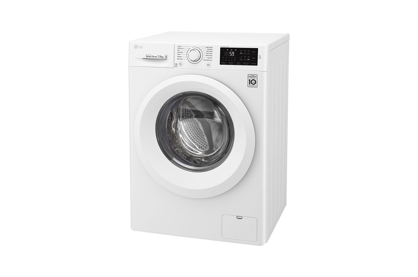 LG 7.5kg Front Loader Washing Machine with 6 Motion Direct Drive, WD1275TC5W