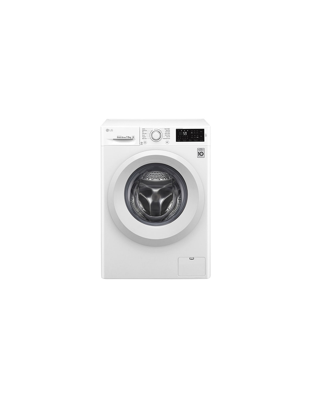 LG 7.5kg Front Loader Washing Machine with 6 Motion Direct Drive, WD1275TC5W