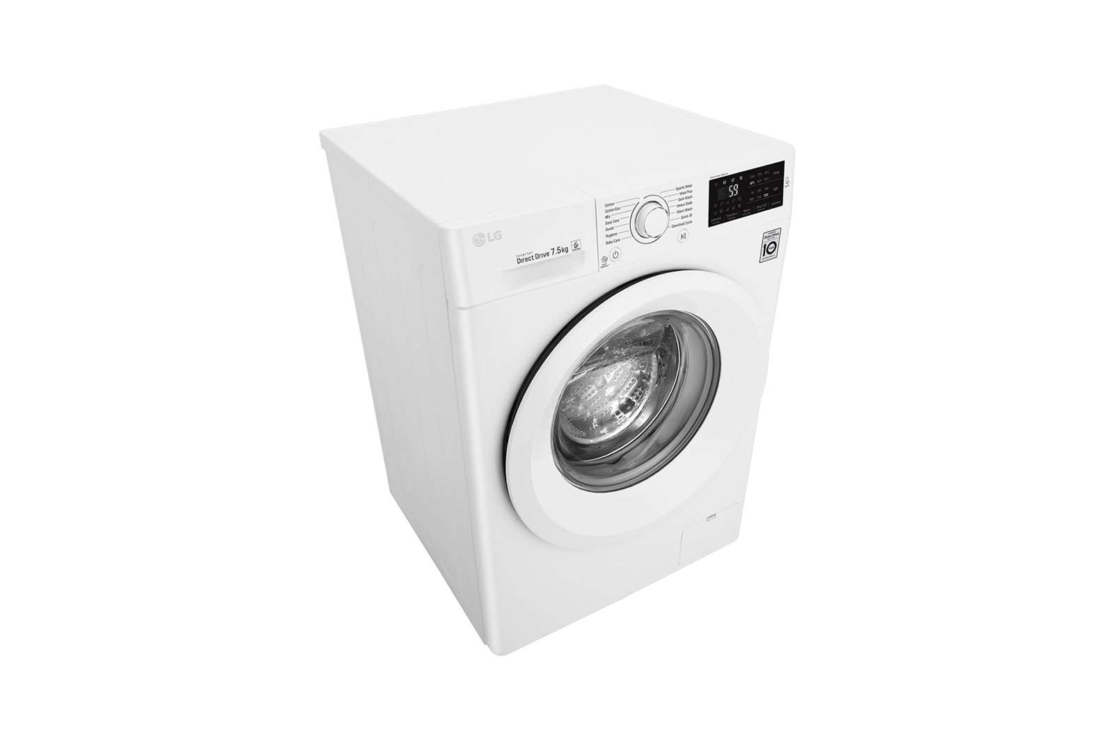 LG 7.5kg Front Loader Washing Machine with 6 Motion Direct Drive, WD1275TC5W