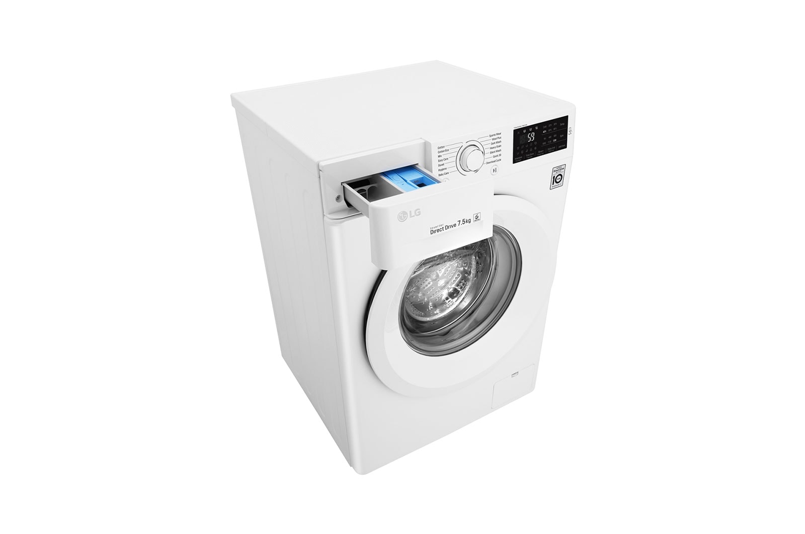 LG 7.5kg Front Loader Washing Machine with 6 Motion Direct Drive, WD1275TC5W