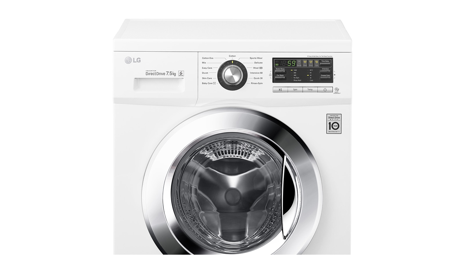 LG 7.5kg Direct Drive Front Loader Washing Machine, WD14022D6
