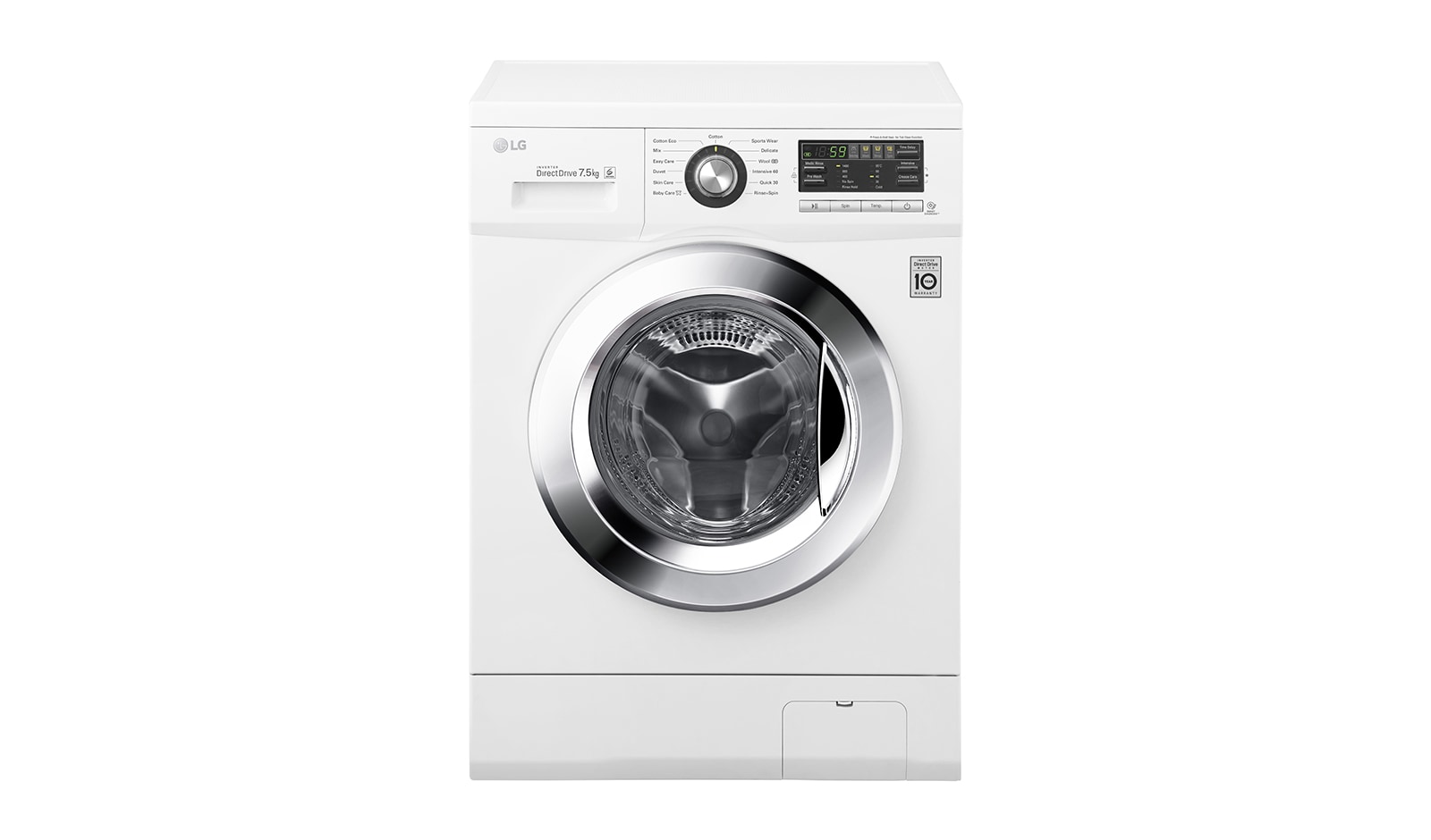 LG 7.5kg Direct Drive Front Loader Washing Machine, WD14022D6