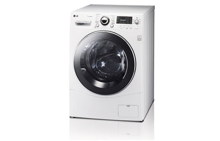 LG 8.5/4.5kg Direct Drive Front Load Steam Washer/Dryer, WD14030FD6