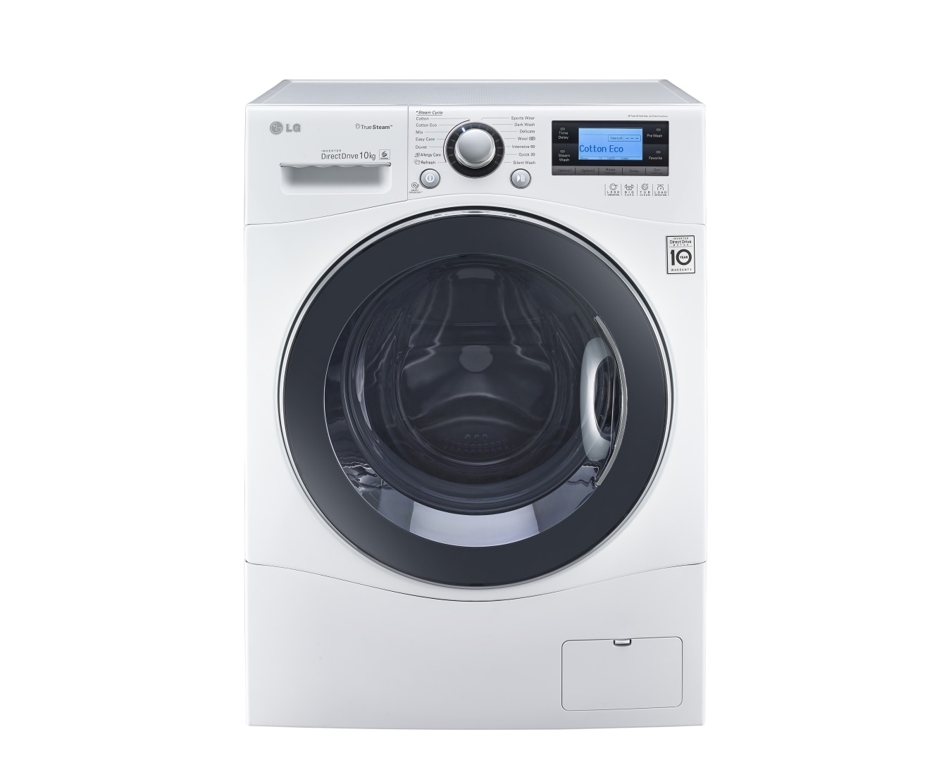 LG 10kg Direct Drive Front Load Washer with TrueSteam™, WD14071SD6