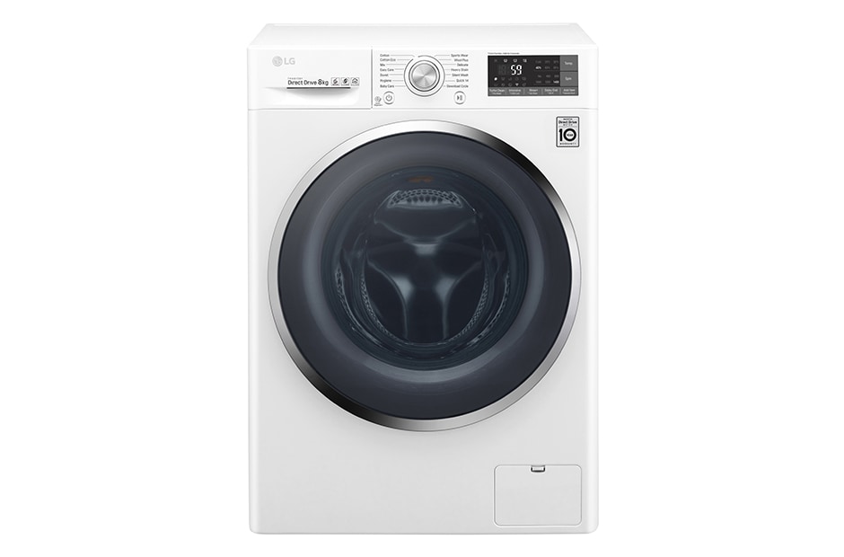 Front view of 8kg Front Load Washing Machine with Turbo Clean® WD1408NCW