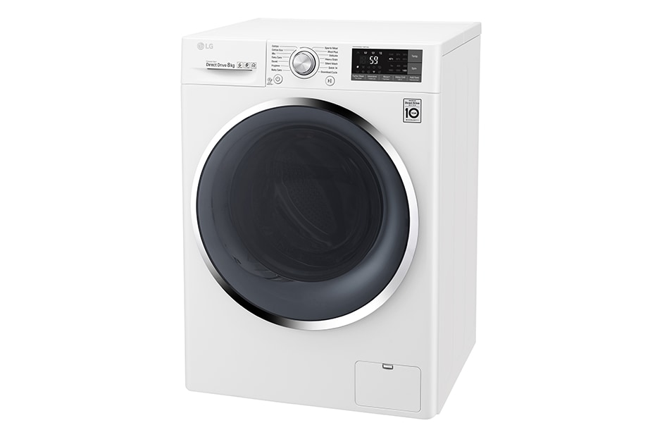 LG 8kg Front Load Washing Machine with Turbo Clean®, WD1408NCW