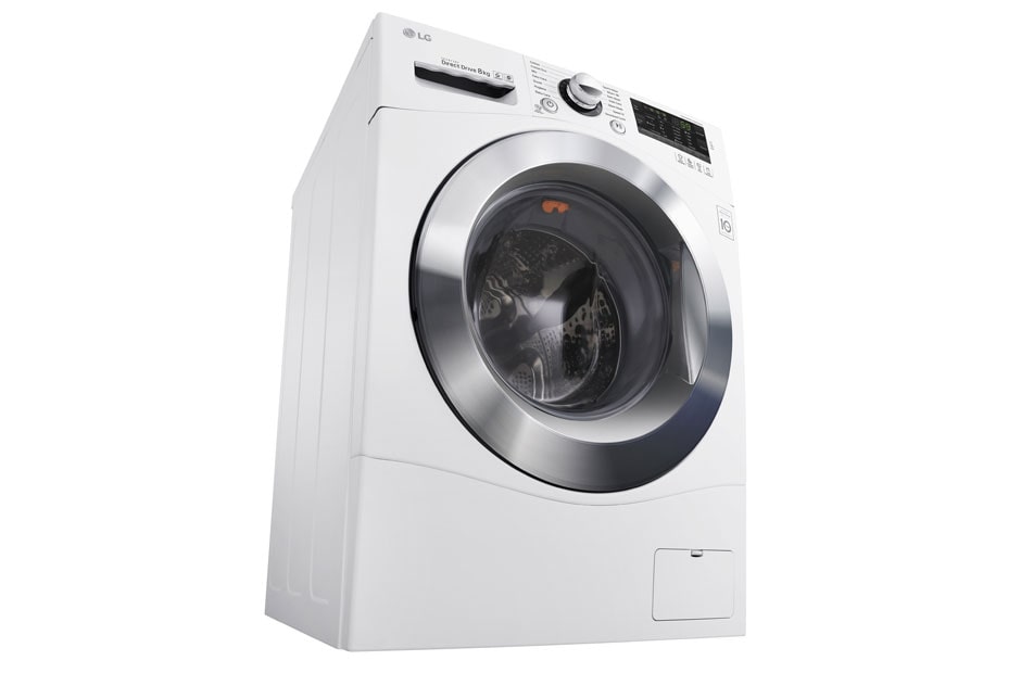 LG 8kg Front Loader Washing Machine with TurboClean® & 6 Motion Direct Drive, WD1408NPW