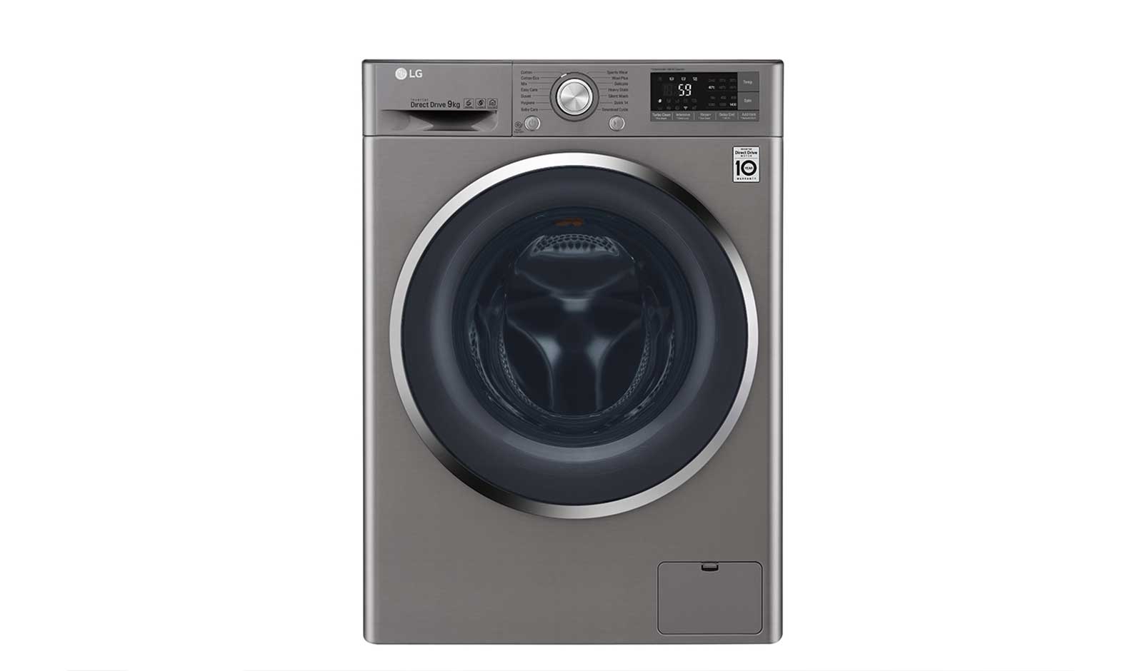 Front view of 9kg Front Loader Washing Machine with Turbo Clean® WD1409NCE