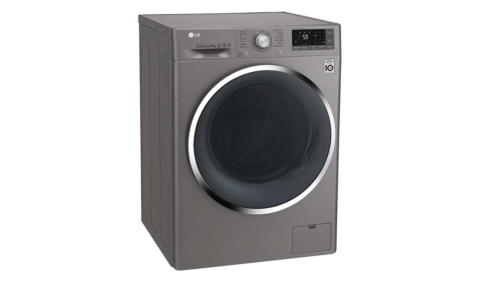 LG 9kg Front Loader Washing Machine with Turbo Clean®, WD1409NCE