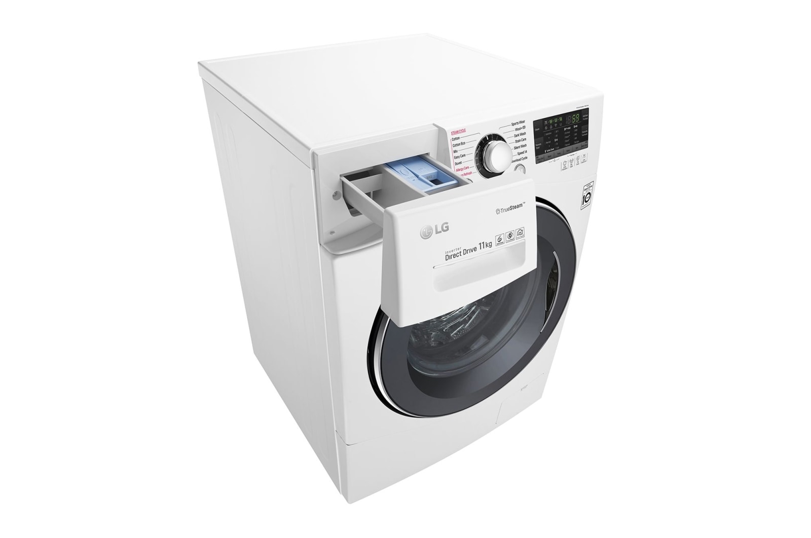 LG 11kg Front Loader Washing Machine  with True Steam®, WD1411SBW