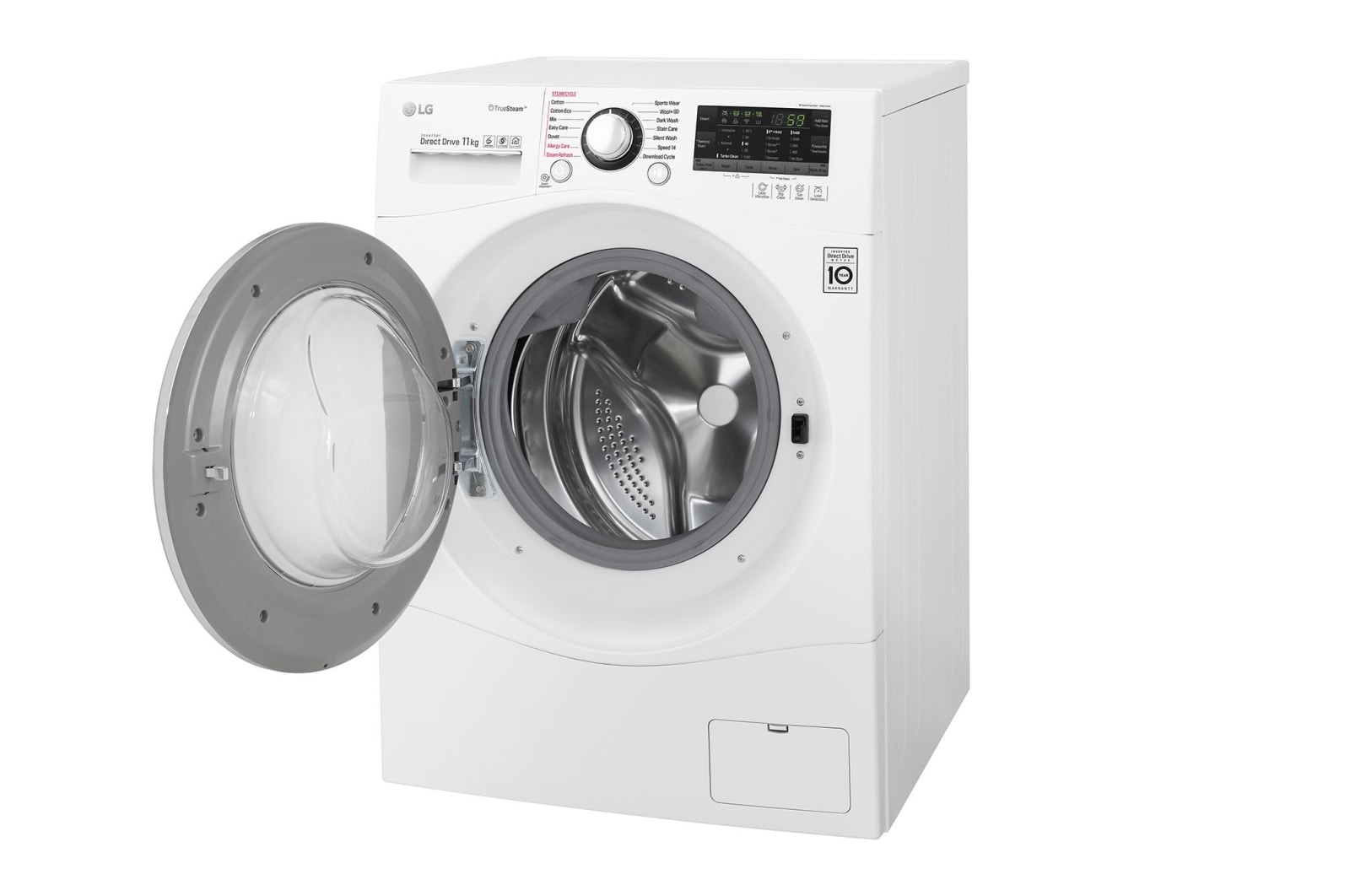 LG 11kg Front Loader Washing Machine  with True Steam®, WD1411SBW