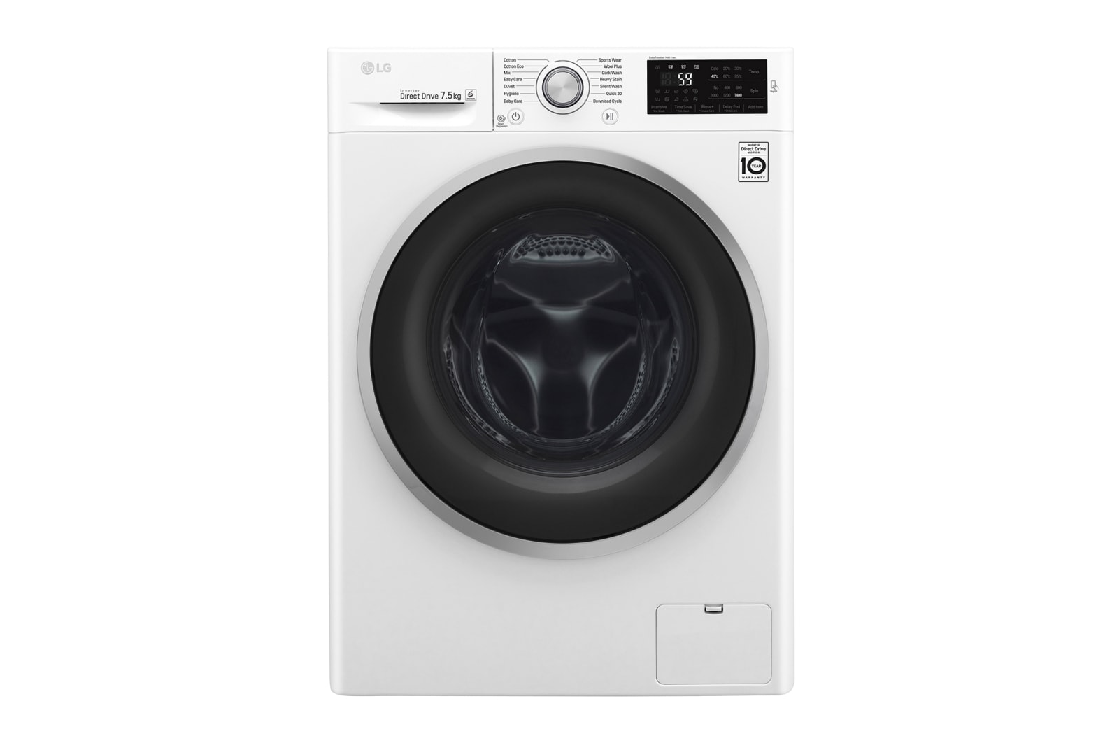 LG 7.5kg Front Loader Washing Machine with 6 Motion Direct Drive, WD1475NCW