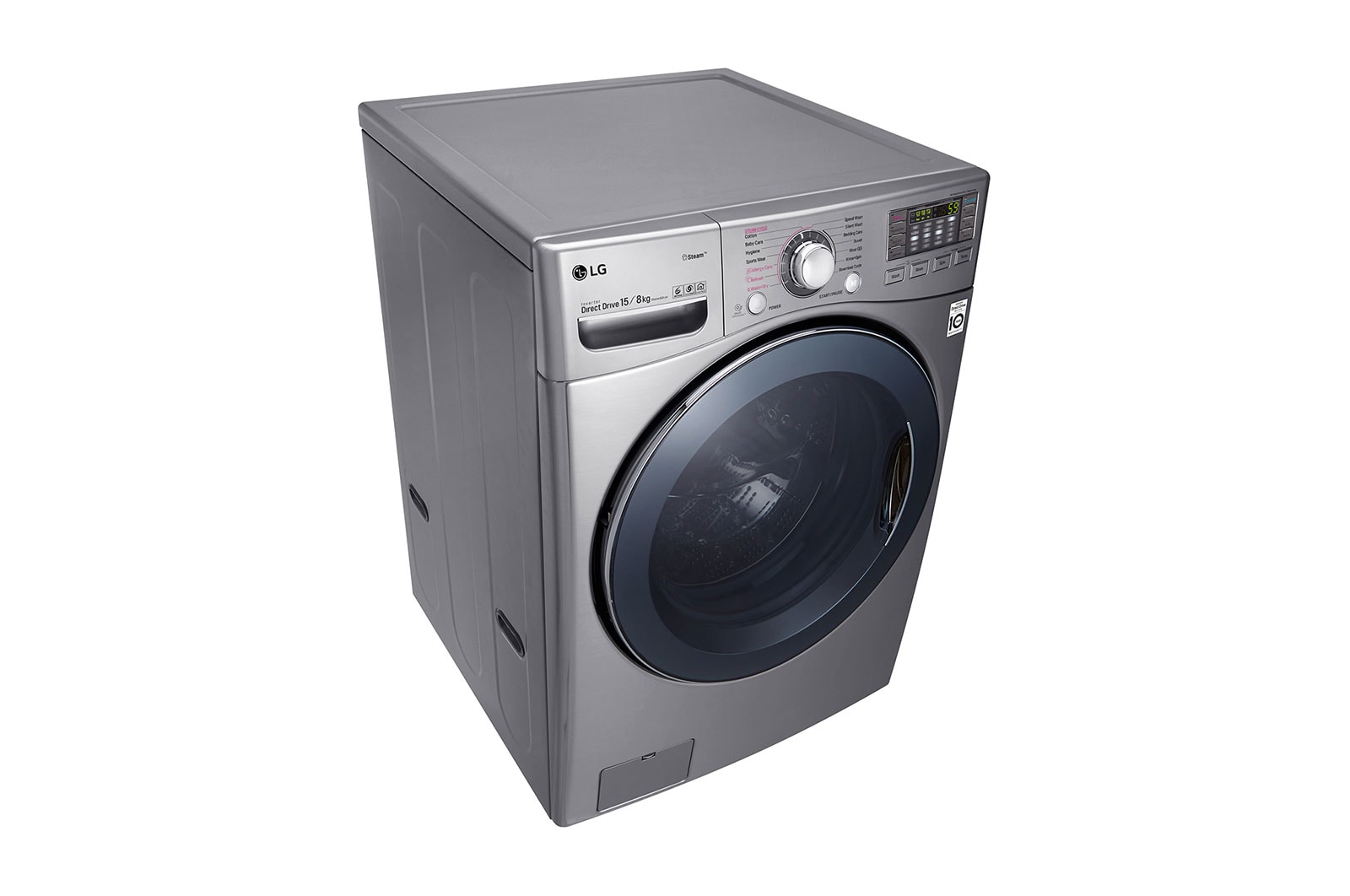 LG 15kg/8kg Front Load Washer Dryer Combo with True Steam®, WDC1215HSVE