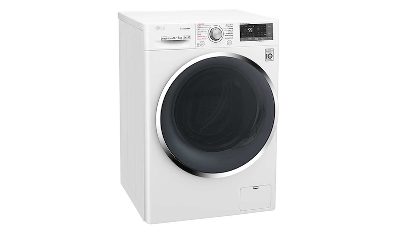 LG 9kg/5kg Front Load Washer Dryer Combo with True Steam®, WDC1409HCW