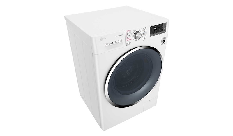 LG 9kg/5kg Front Load Washer Dryer Combo with True Steam®, WDC1409HCW